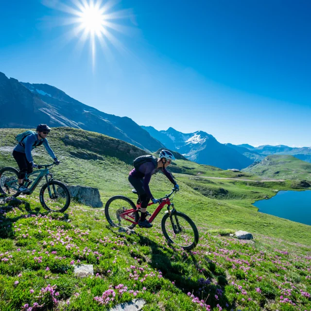 Downhill mountain biking at Orcières Merlette