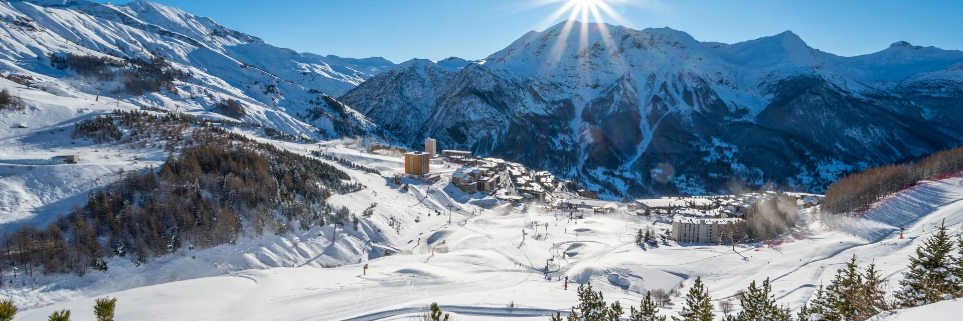 Orcières Merlette 1850 in de winter