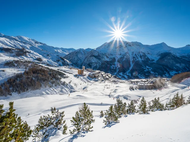 Orcières Merlette 1850 in de winter