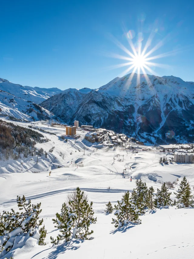 Orcières Merlette 1850 in de winter