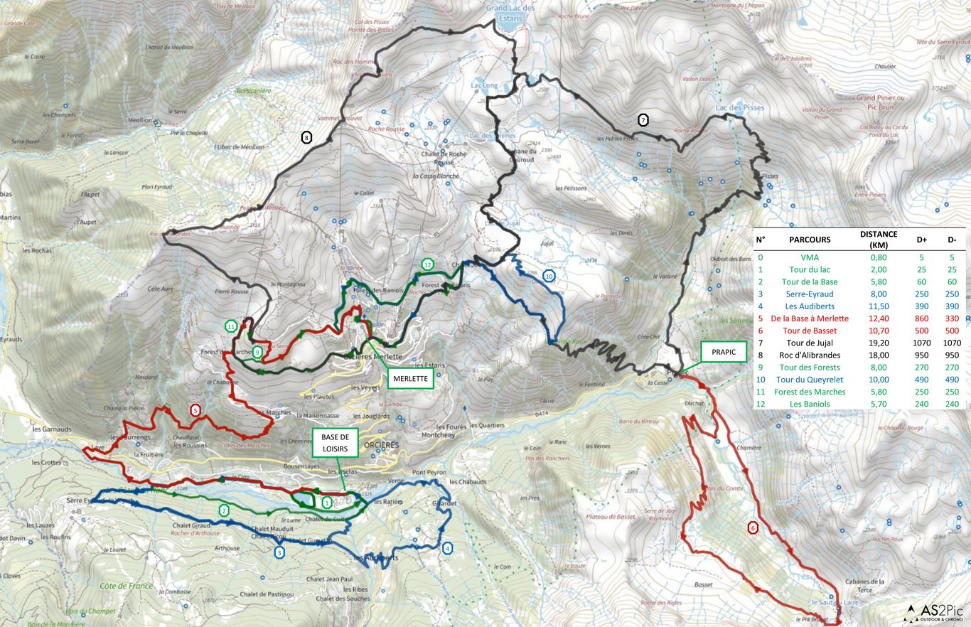 Download the trail routes map (2022)