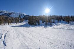 Piste Croix du Louret à Serre-Eyraud (© Gilles Baron)