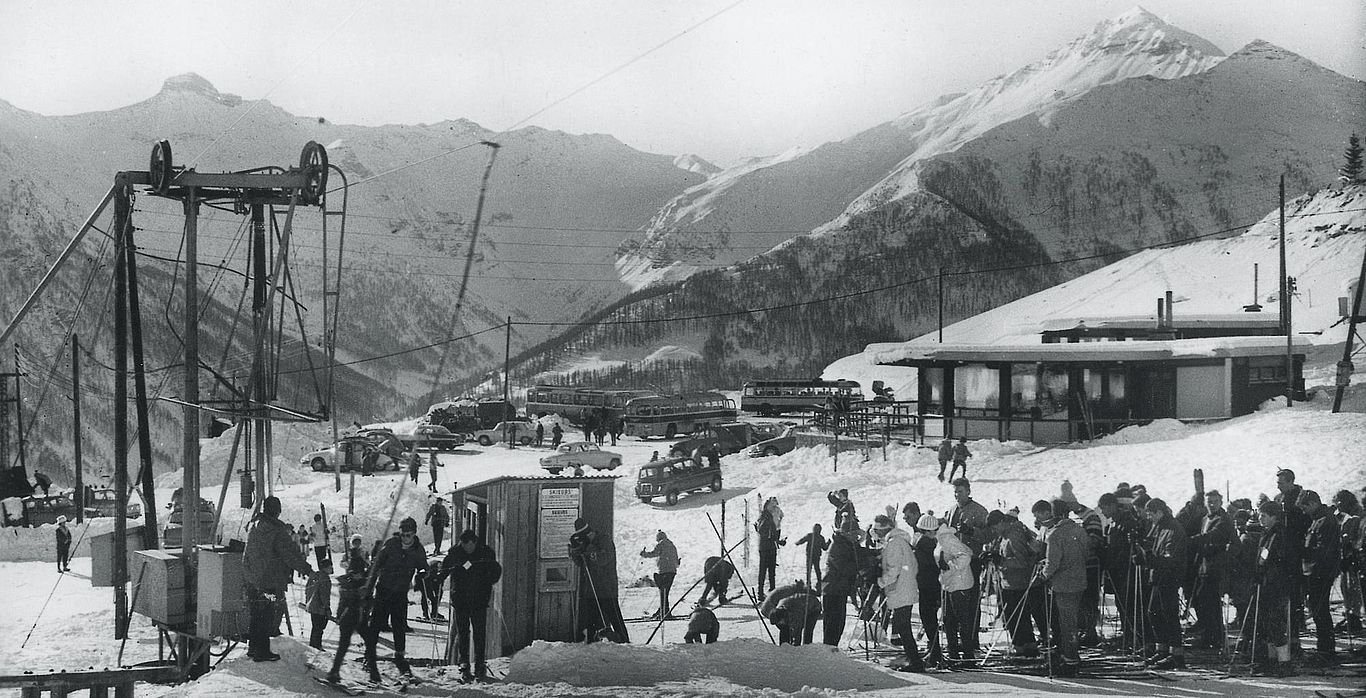 Téléski de la Draille (© Archives OTO) Téléski de la Draille (© Archives OTO)