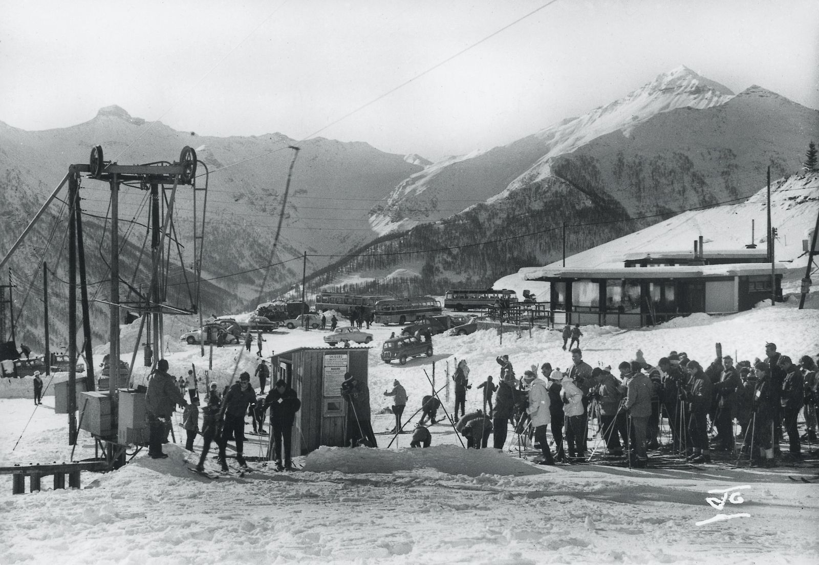 Téléski de la Draille (© Archives OTO) Téléski de la Draille (© Archives OTO)
