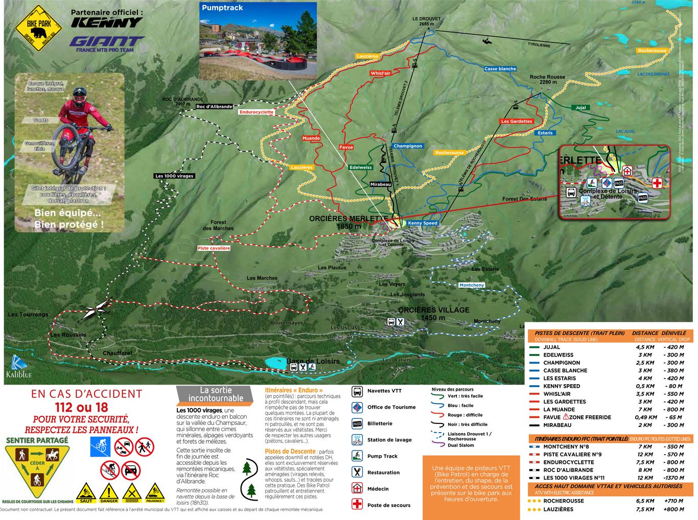 Download the entire Orcieres's MTB area map