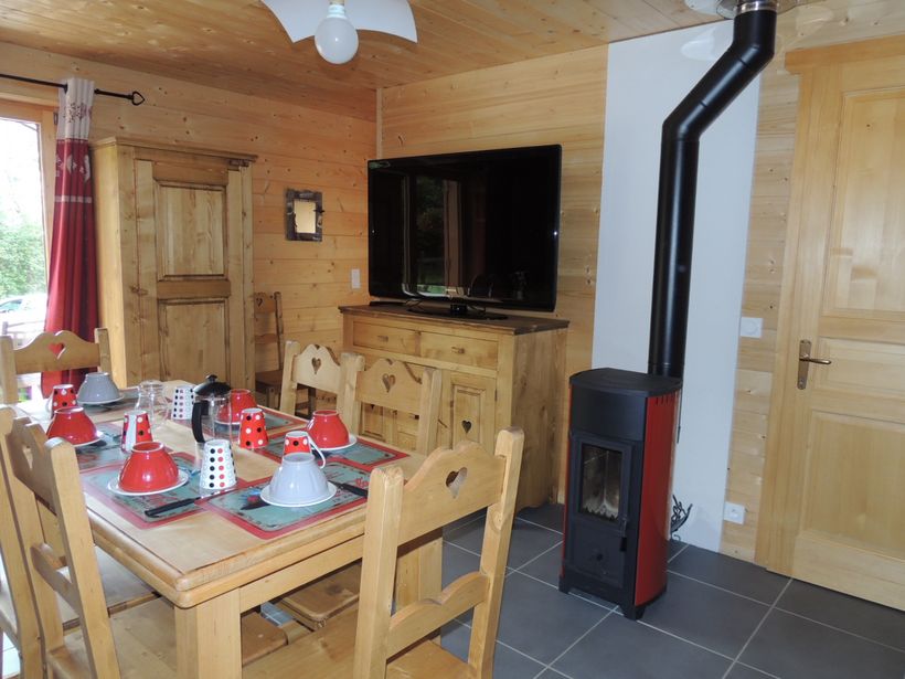 Salle à manger Chalet de Pont Peyron La Marmotte