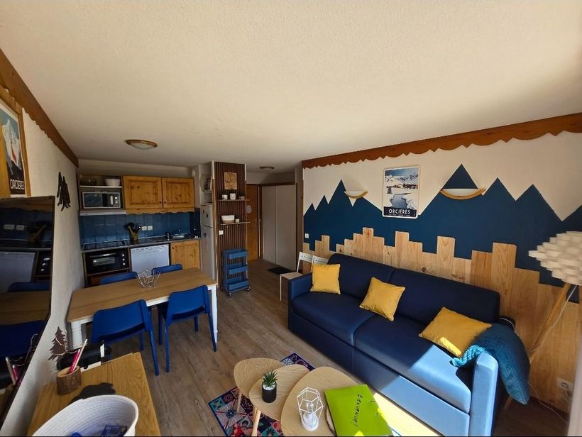 Appartement 2 pièces cabine 4 personnes Balcons du Soleil 404_Orcières