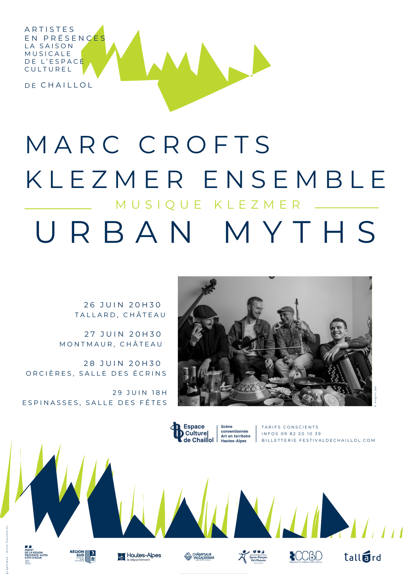 Concert : Marc Crofts Klezmer Ensemble_Orcières - © Espace Culturel de Chaillol