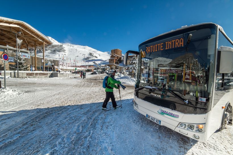 Navette gratuite intra-station - © Gilles Baron