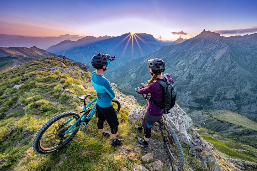 Le Roc d'Alibrandes en VTT - © Gilles Baron