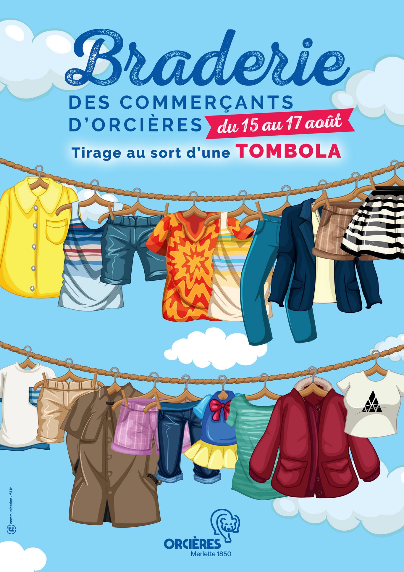 Braderie des commerçants d'Orcières été 2025 - © Association des commerçants / FI