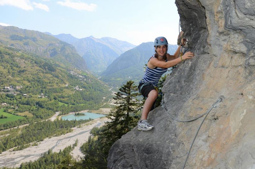 Via Ferrata du Rocher d'Arthouze à Orcières - © Gilles Baron