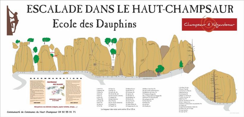 Escalade Ecole des Dauphins Haut-Champsaur