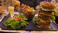 Méga Big burger - © Table de l'Establou