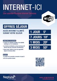 Tarifs WiFi Orcières 2021 - © Neptune IS