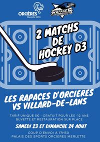Match de hockey D3 : Orcières vs VIllard de Lans_Orcières - © OT Orcières