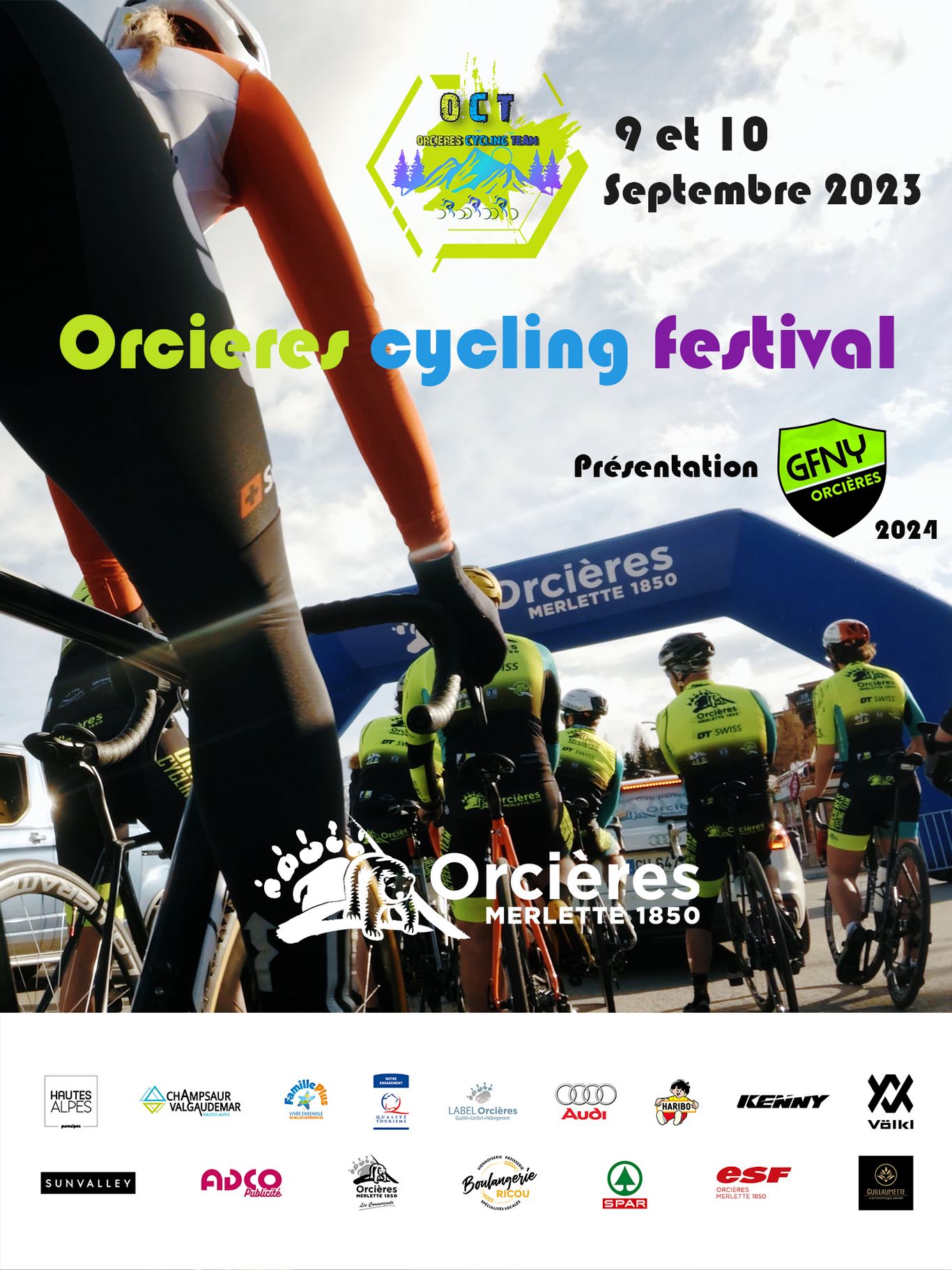 Affiche - Orcières Cycling Festival