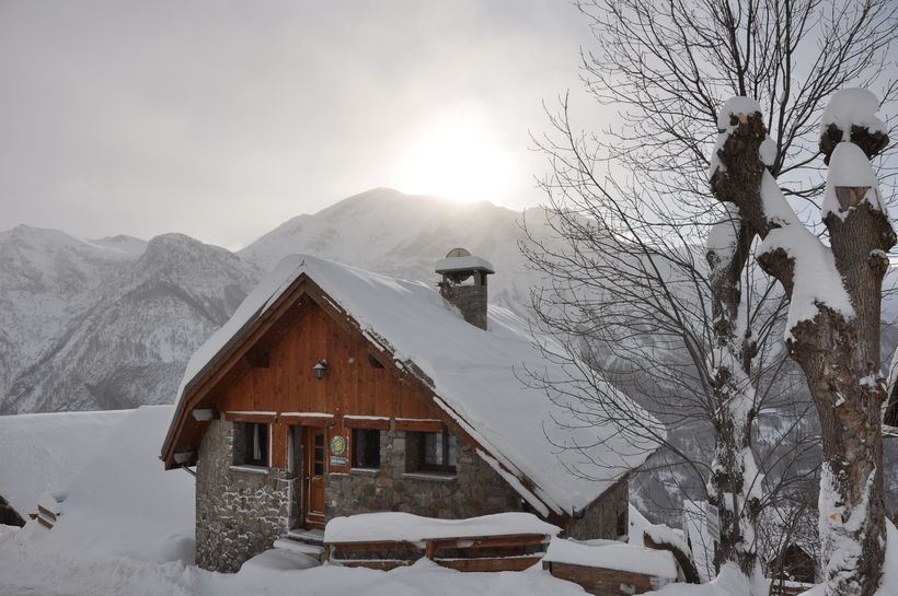 Gîte Peyou en hiver - © Giraud Moine