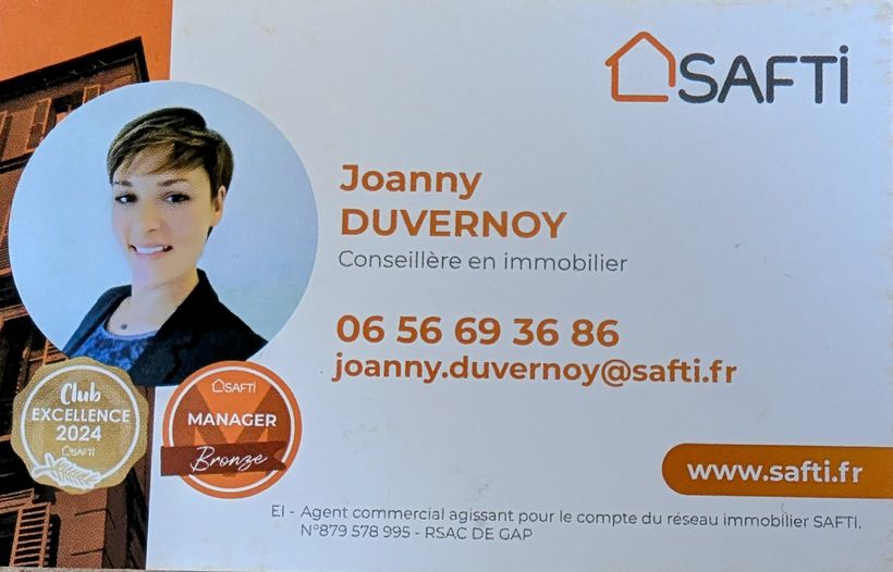 SAFTI Immobilier - Joanny Duvernoy Conseillère Indépendante en Immobilier_Orcières - © SAFTI Immobilier - Joanny Duvernoy Conseillère Indépendante en Immobilier_Orcières