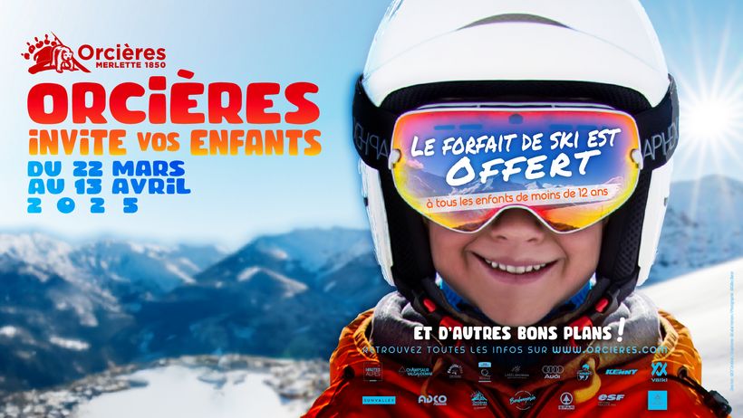 Orcières invite vos enfants 2025 - © OTO