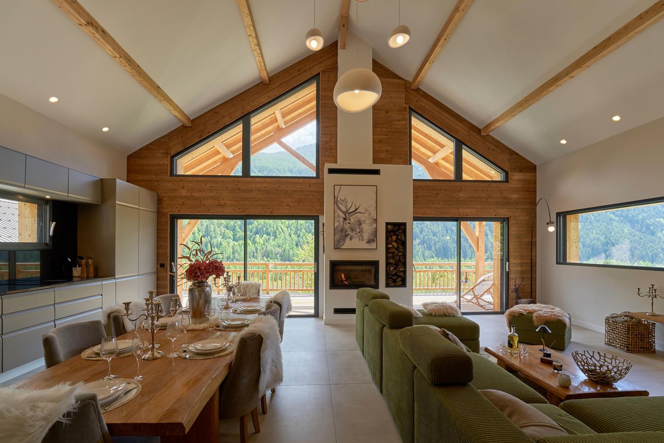 Chalet du Cerf 5 pièces 8 personnes_Orcières - © Abcaya