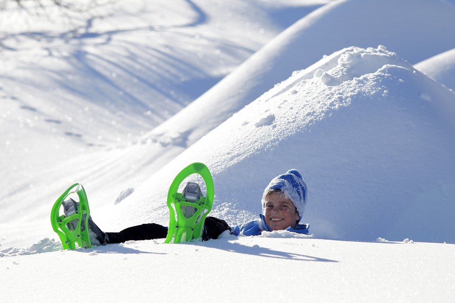 Raquettes à neige, boucle à Champoléon - © T. Hytte - S. Cervos