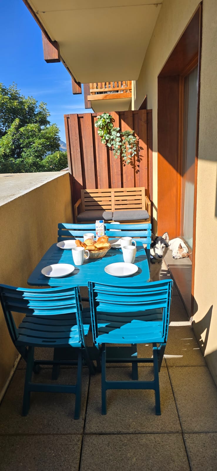Appartement La tanière 1850 - 2 pièces cabine 4 personnes Terrasses de laBergerie_Orcières - © De belder